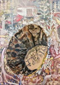 Le passage, 70cm x 50cm, olieverf op doek, 2018