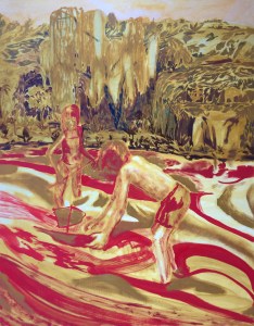 De wedstrijd, 155cm x 122cm, Oil on canvas, 2020