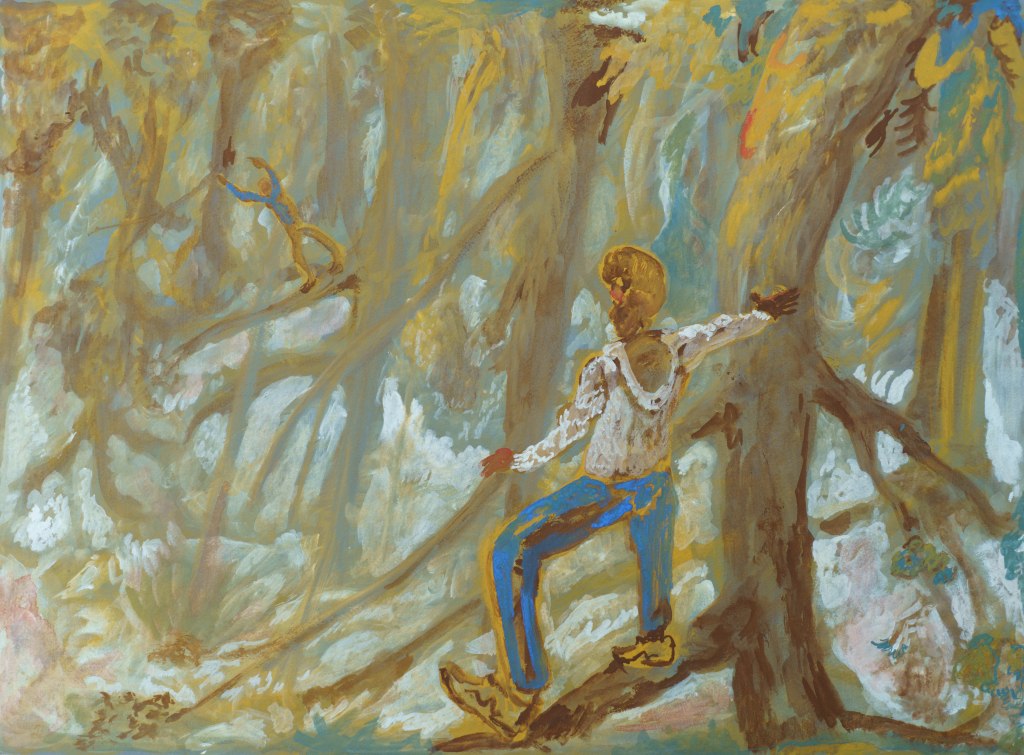 Errare, Dwalingen in de verf XI, 41cm x 56cm, Gouache on paper, 2021