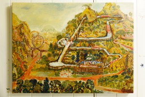 Pretparktester (Amusement Park Tester), 36cm x 48cm, 2022