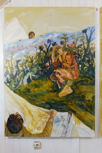 Het complot van de reis (The conspiracy of the journey), 149cm x 101cm, olieverf op doek, 2022