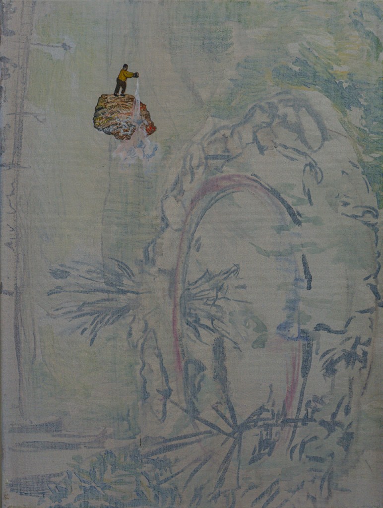 ‘Swifty', 40cm x 30cm, acrylic and watercolor on canvas, 2010 - 2017